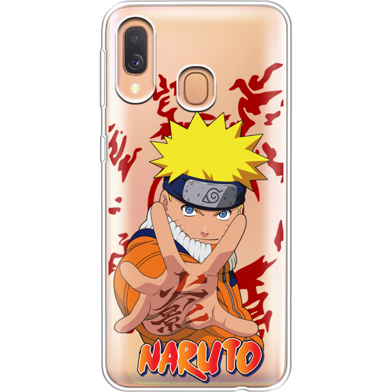 Прозрачный чехол Uprint Samsung A405 Galaxy A40 Naruto