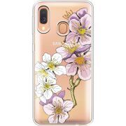 Прозрачный чехол Uprint Samsung A405 Galaxy A40 Cherry Blossom