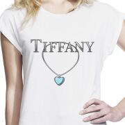 Футболка с принтом женская Tiffany Heart