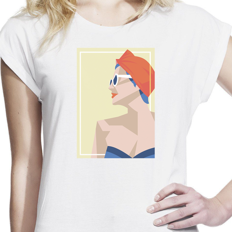 Футболка с принтом женская 