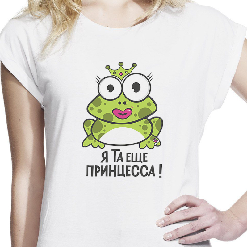 Футболка с принтом женская 