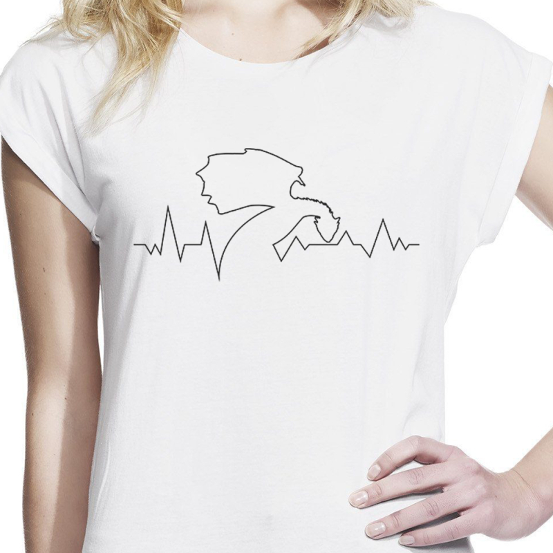 Футболка с принтом женская 