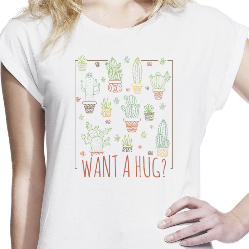 Футболка с принтом женская 