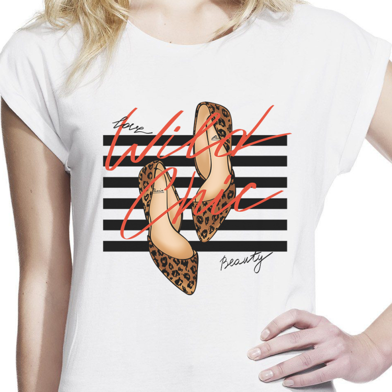 Футболка с принтом женская 