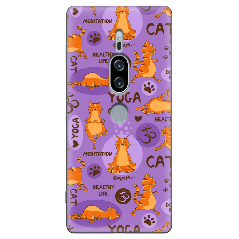 Чехол Uprint Sony Xperia XZ2 Premium H8166 Yoga Cat