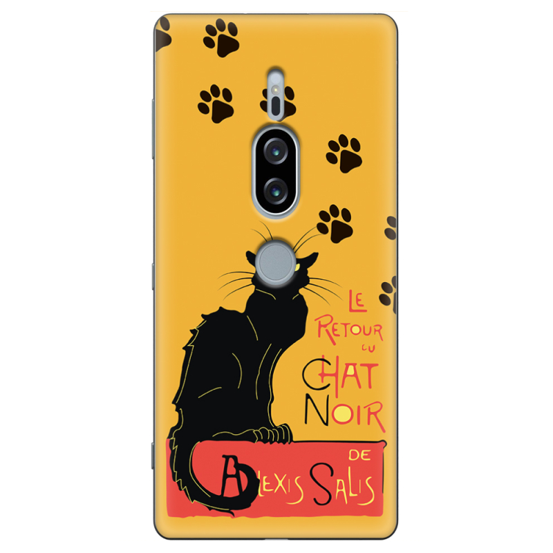 Чехол Uprint Sony Xperia XZ2 Premium H8166 Noir Cat