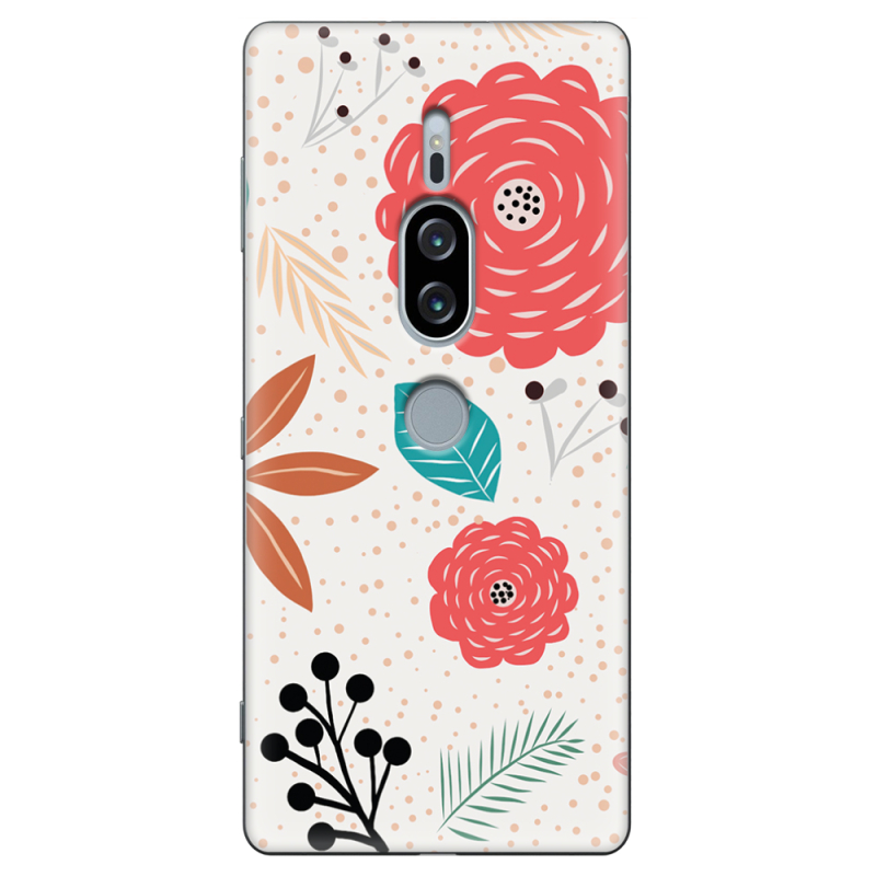 Чехол Uprint Sony Xperia XZ2 Premium H8166 Line Flowers