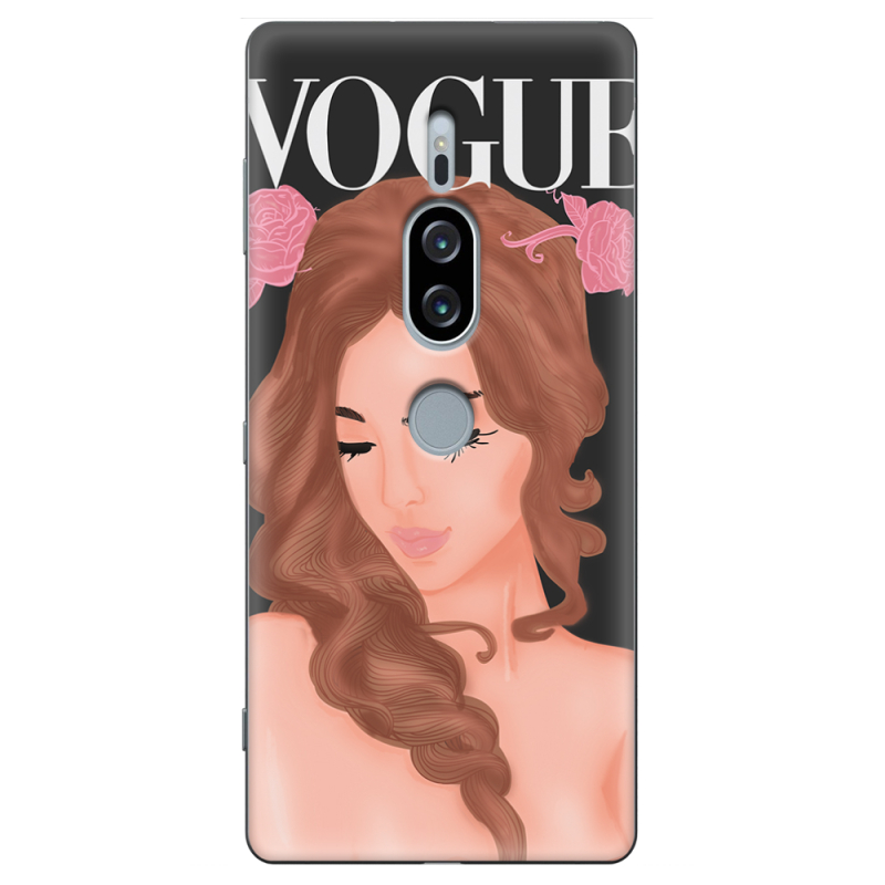 Чехол Uprint Sony Xperia XZ2 Premium H8166 Fashion Girl