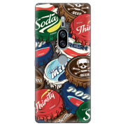 Чехол Uprint Sony Xperia XZ2 Premium H8166 Drink Lids