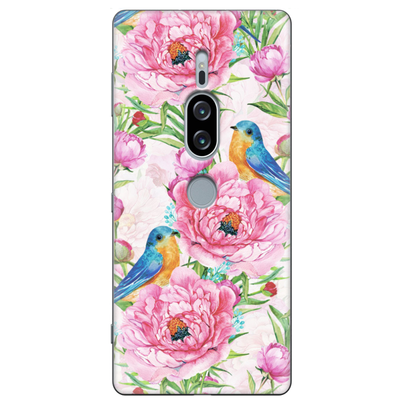 Чехол Uprint Sony Xperia XZ2 Premium H8166 Birds and Flowers