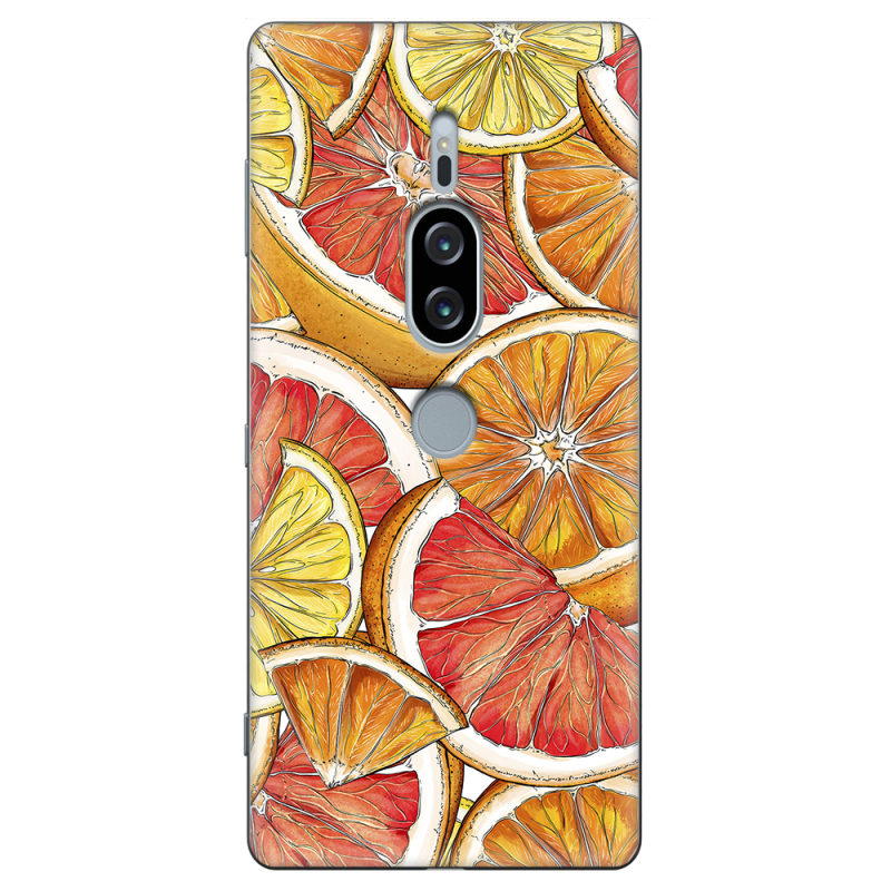 Чехол Uprint Sony Xperia XZ2 Premium H8166 Citrus Pattern