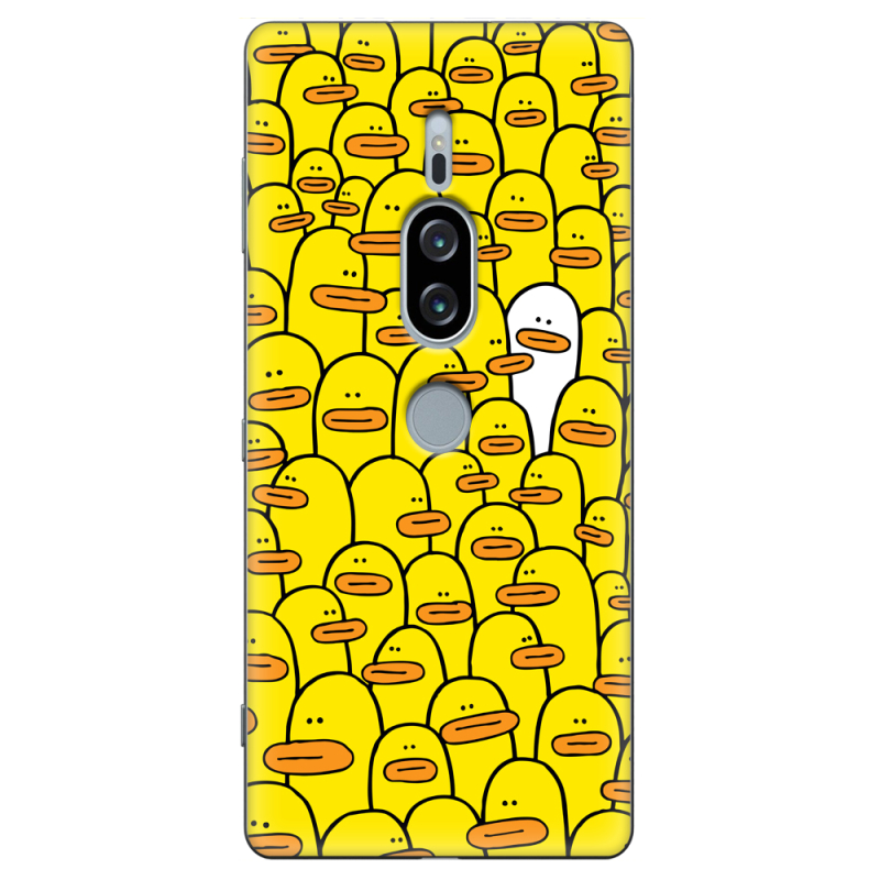 Чехол Uprint Sony Xperia XZ2 Premium H8166 Yellow Ducklings