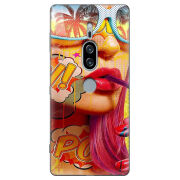 Чехол Uprint Sony Xperia XZ2 Premium H8166 Yellow Girl Pop Art