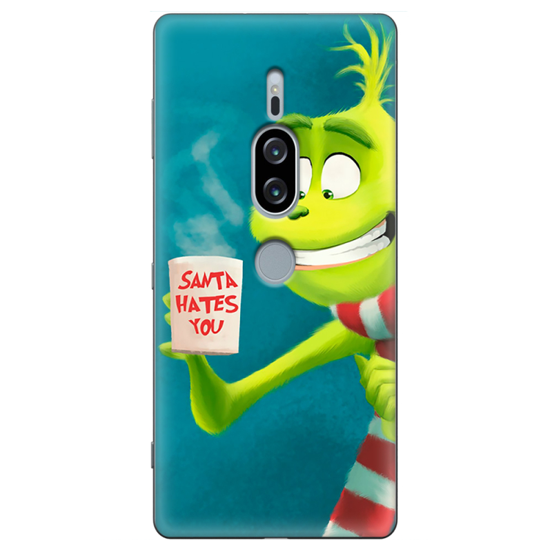 Чехол Uprint Sony Xperia XZ2 Premium H8166 Santa Hates You