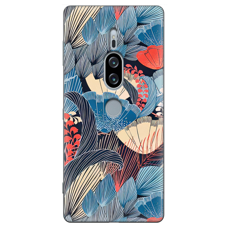 Чехол Uprint Sony Xperia XZ2 Premium H8166 Blue Herb