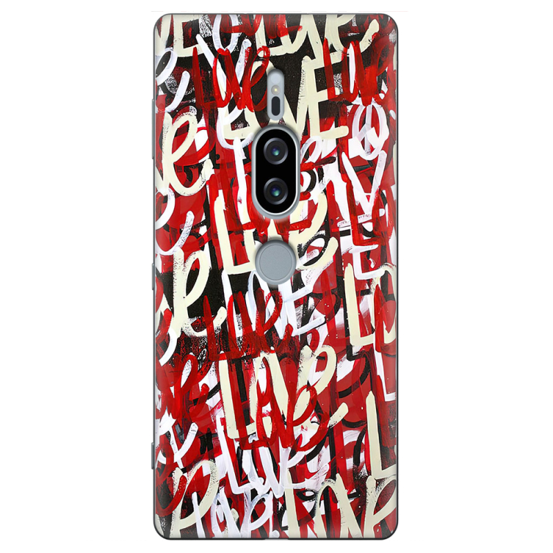 Чехол Uprint Sony Xperia XZ2 Premium H8166 Love Graffiti