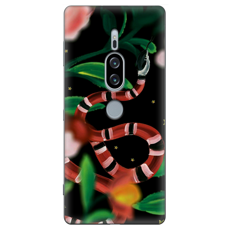 Чехол Uprint Sony Xperia XZ2 Premium H8166 Red Snake