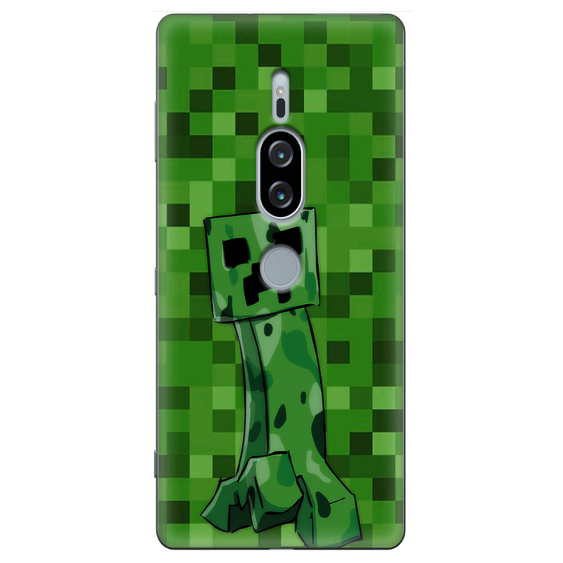 Чехол Uprint Sony Xperia XZ2 Premium H8166 Minecraft Creeper