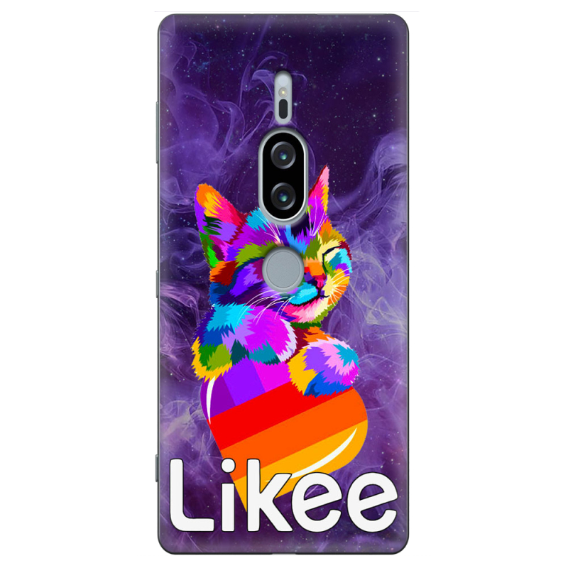 Чехол Uprint Sony Xperia XZ2 Premium H8166 Likee Cat