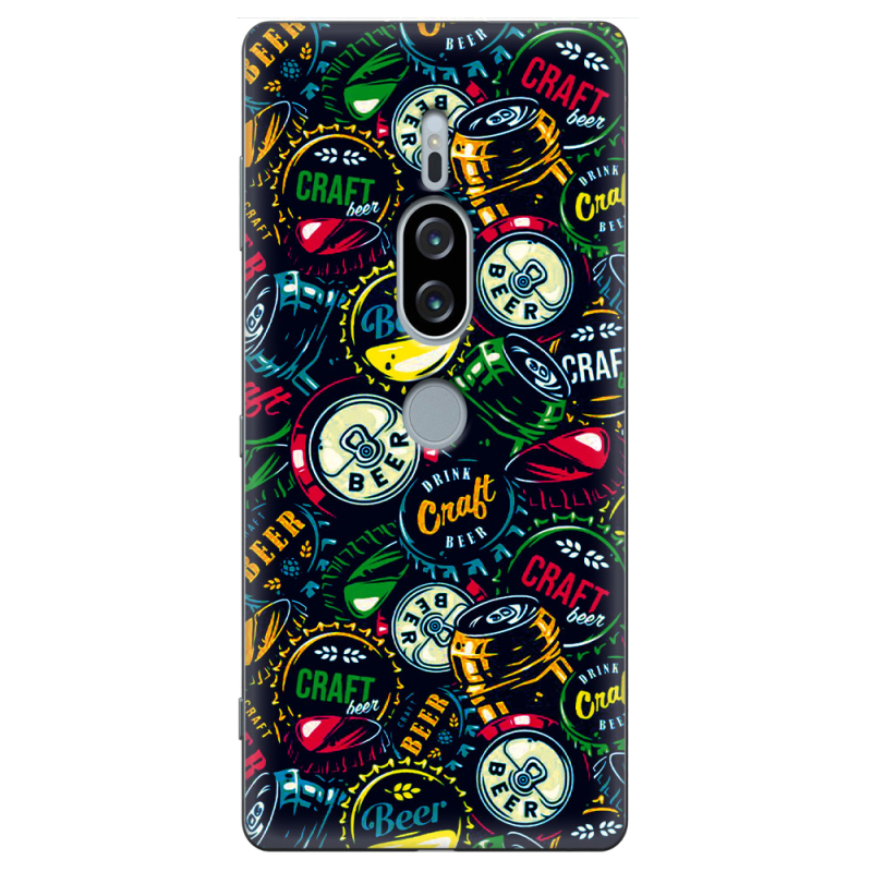 Чехол Uprint Sony Xperia XZ2 Premium H8166 Bottle Caps