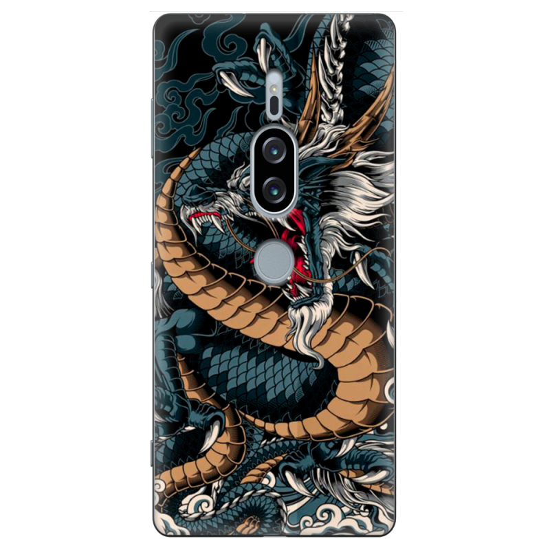 Чехол Uprint Sony Xperia XZ2 Premium H8166 Dragon Ryujin