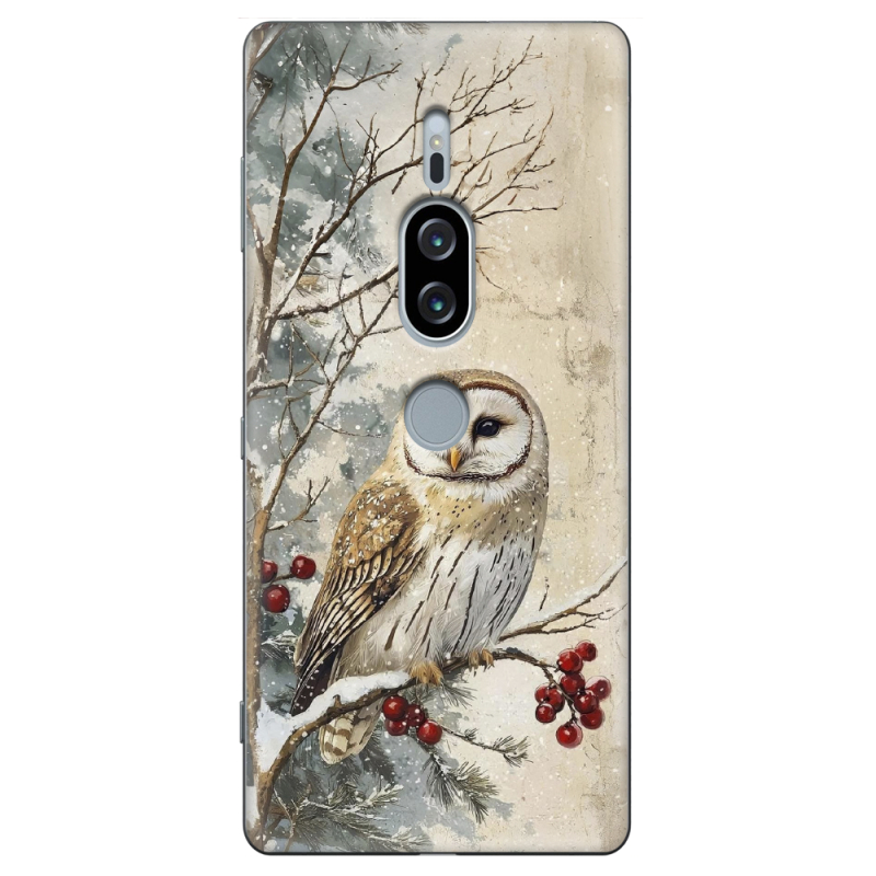 Чехол Uprint Sony Xperia XZ2 Premium H8166 Christmas Owl