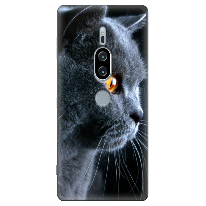 Чехол Uprint Sony Xperia XZ2 Premium H8166 English cat