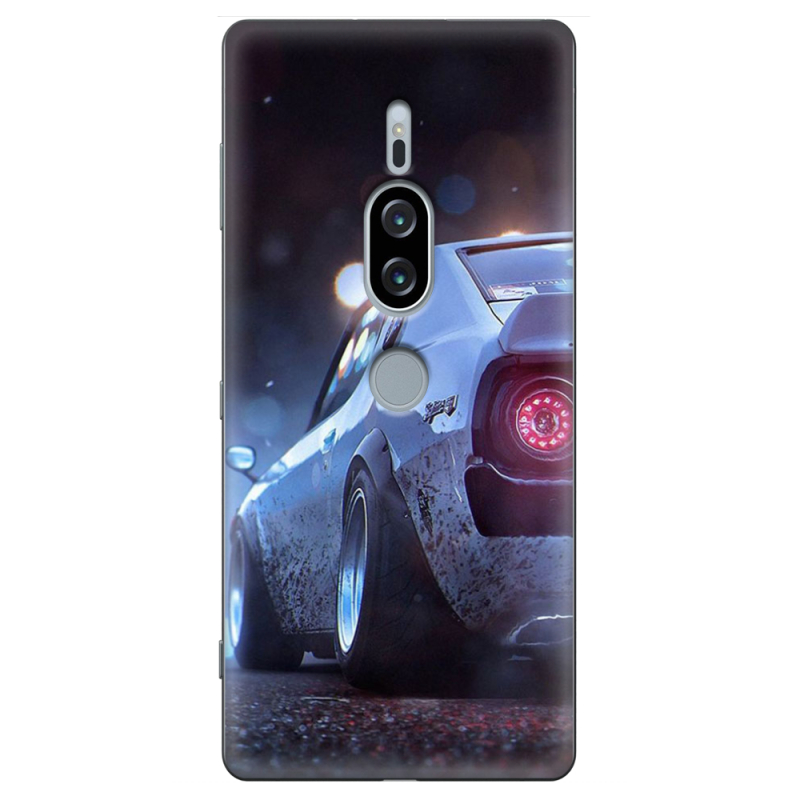 Чехол Uprint Sony Xperia XZ2 Premium H8166 Silver Car