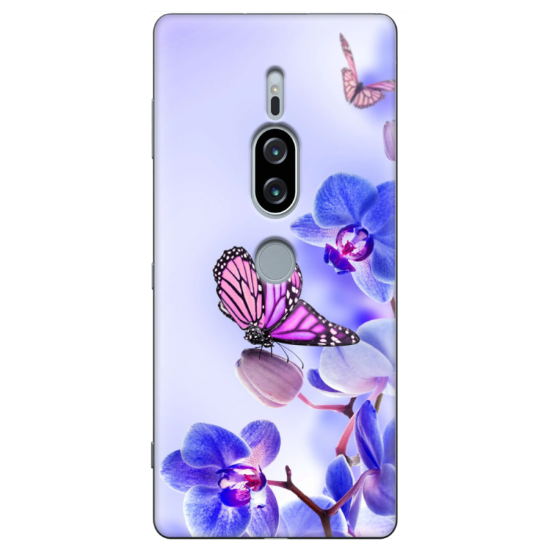 Чехол Uprint Sony Xperia XZ2 Premium H8166 Orchids and Butterflies