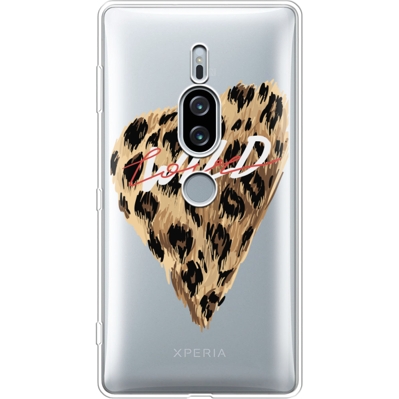 Прозрачный чехол Uprint Sony Xperia XZ2 Premium H8166 Wild Love