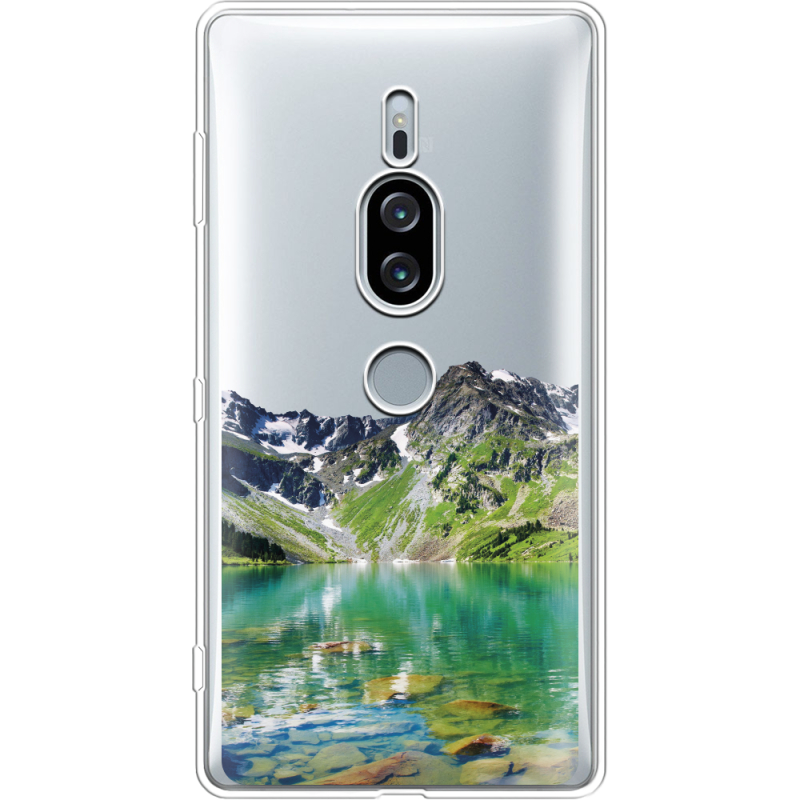 Прозрачный чехол Uprint Sony Xperia XZ2 Premium H8166 Green Mountain