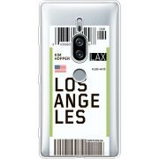Прозрачный чехол Uprint Sony Xperia XZ2 Premium H8166 Ticket Los Angeles