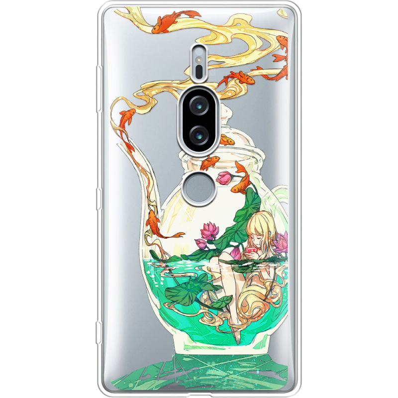 Прозрачный чехол Uprint Sony Xperia XZ2 Premium H8166 Kettle