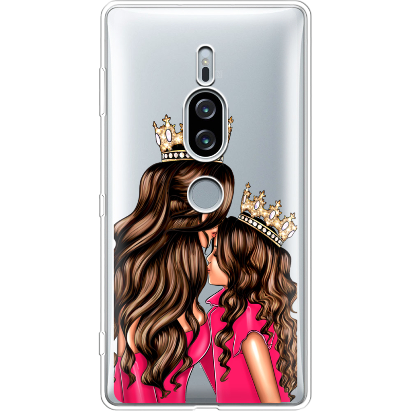 Прозрачный чехол Uprint Sony Xperia XZ2 Premium H8166 Queen and Princess