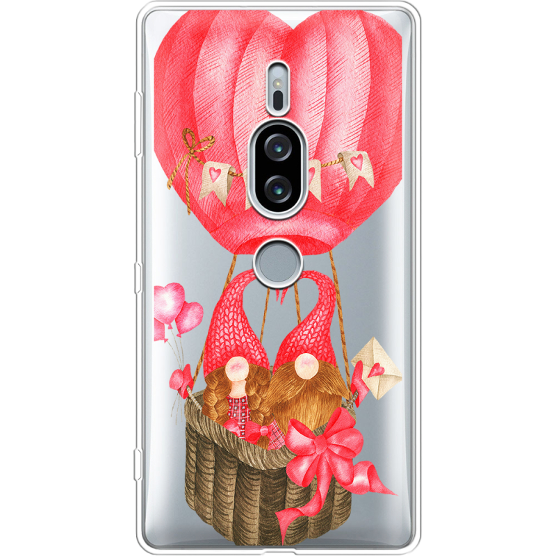 Прозрачный чехол Uprint Sony Xperia XZ2 Premium H8166 Valentine Dwarfs