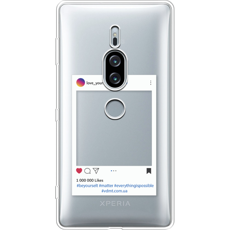 Прозрачный чехол Uprint Sony Xperia XZ2 Premium H8166 Insta