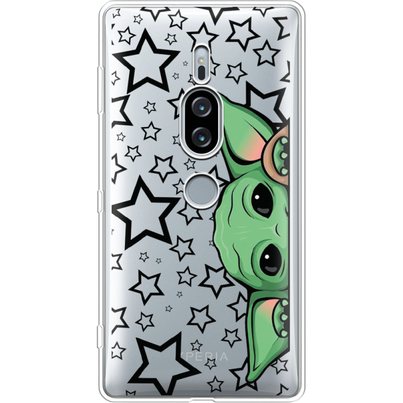 Прозрачный чехол Uprint Sony Xperia XZ2 Premium H8166 Baby Yoda