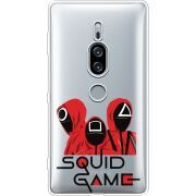 Прозрачный чехол Uprint Sony Xperia XZ2 Premium H8166 siquid game люди в красном