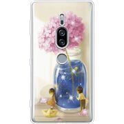 Чехол со стразами Sony Xperia XZ2 Premium H8166 Little Boy and Girl