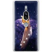 Чехол со стразами Sony Xperia XZ2 Premium H8166 Girl with Umbrella