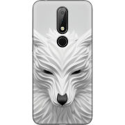 Чехол Uprint Nokia 6.1 Plus White Wolf