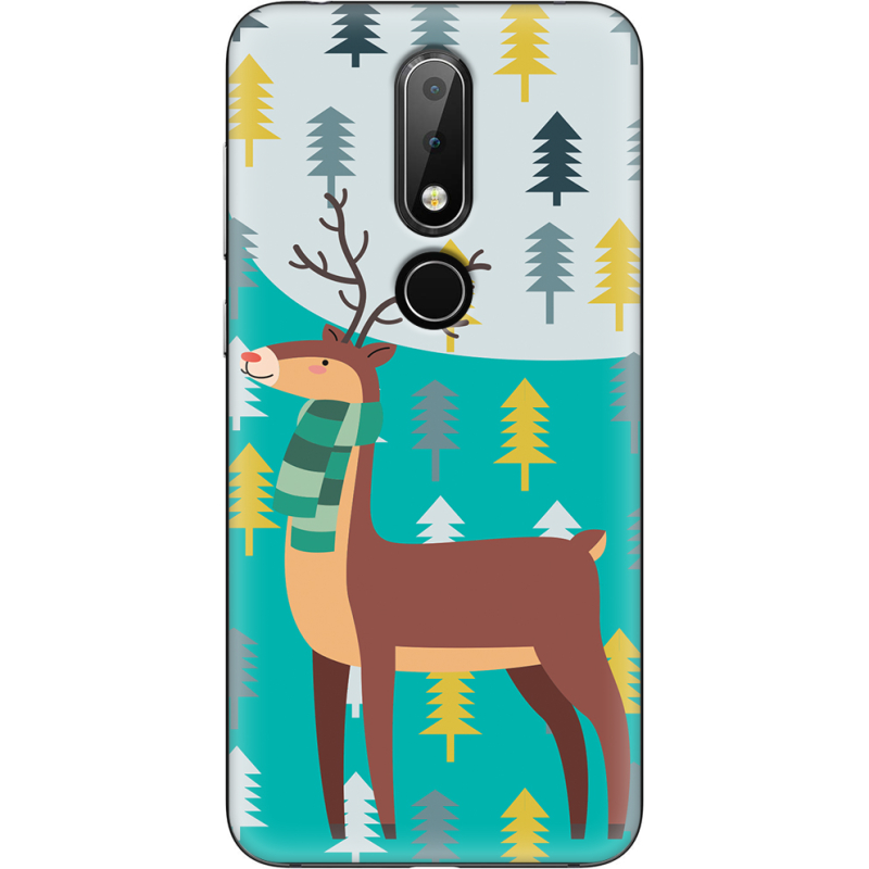 Чехол Uprint Nokia 6.1 Plus Foresty Deer