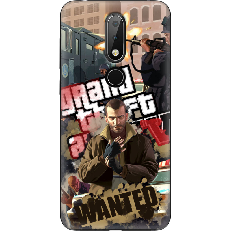 Чехол Uprint Nokia 6.1 Plus GTA 4