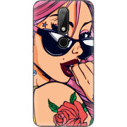 Чехол Uprint Nokia 6.1 Plus Pink Girl