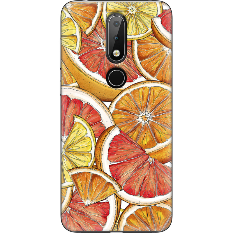 Чехол Uprint Nokia 6.1 Plus Citrus Pattern