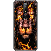Чехол Uprint Nokia 6.1 Plus Fire Lion
