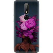 Чехол Uprint Nokia 6.1 Plus Exquisite Purple Flowers