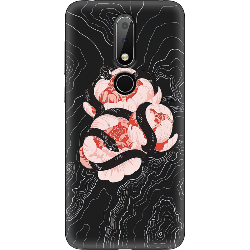 Чехол Uprint Nokia 6.1 Plus Snake Rose