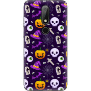 Чехол Uprint Nokia 6.1 Plus Halloween Purple Mood