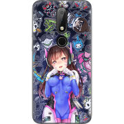 Чехол Uprint Nokia 6.1 Plus Overwatch D.VA